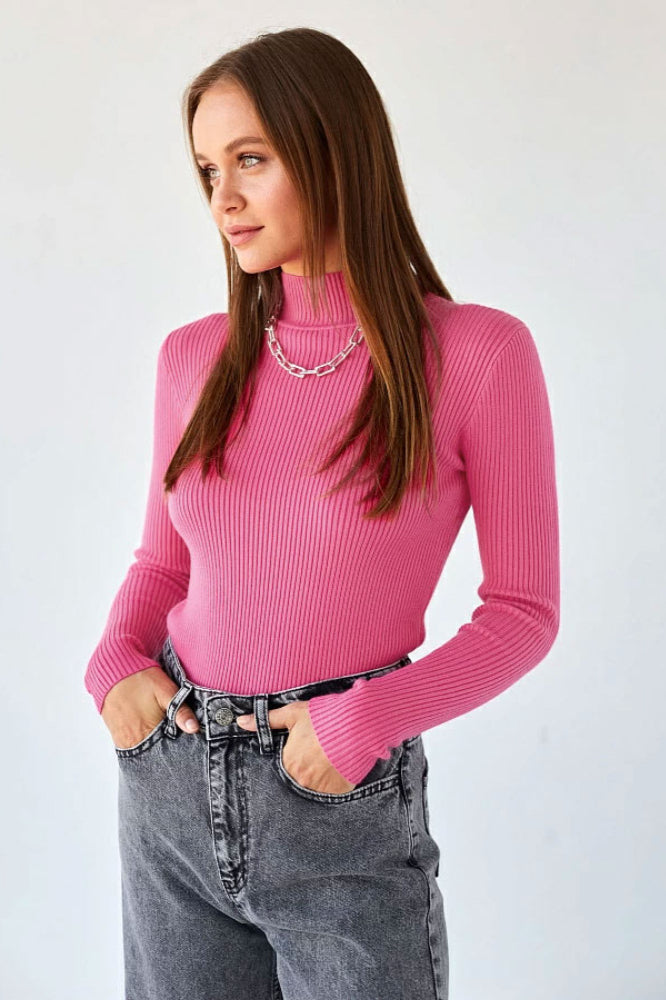 Silhouette Contour Knit Turtleneck