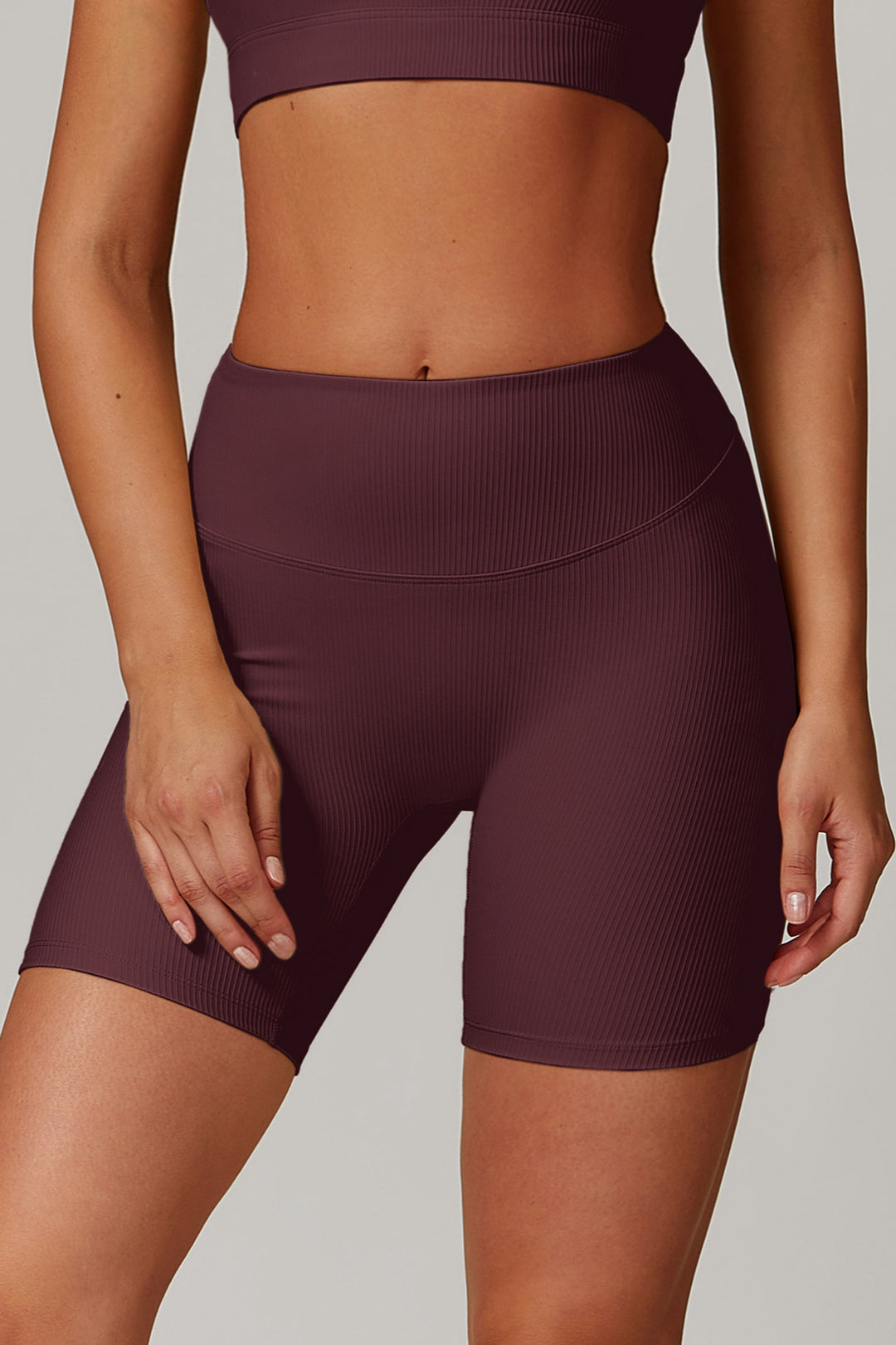 Women's High Waisted Athletic Shorts Fit Workouts