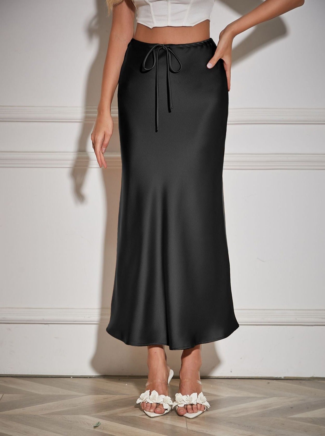 Spódnica maxi Black Tie Wait 