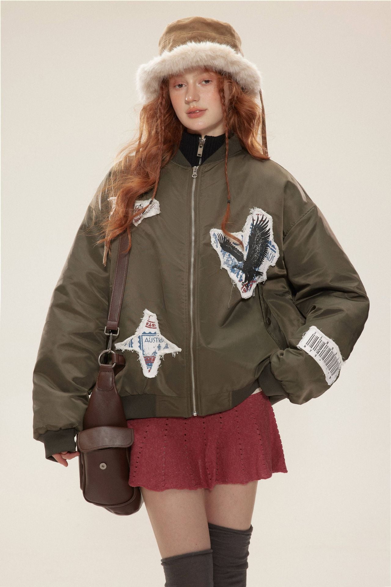 Patch Embroidered Retro Jacket