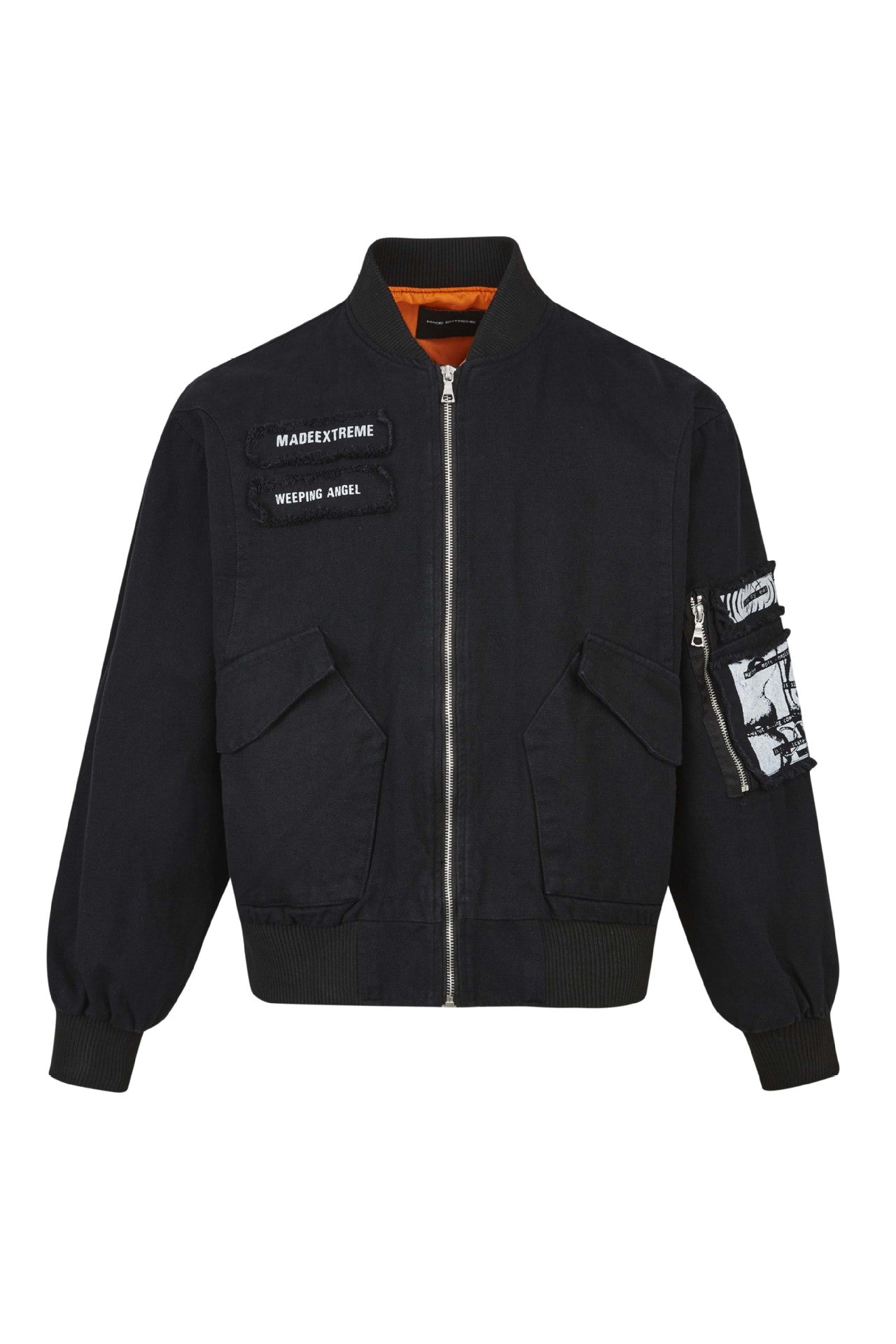 Men's Patched Urban Bomber Jacket